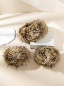 1顶头带帽 + 2个臂套 情人节礼物 - 米色 - 查看 4