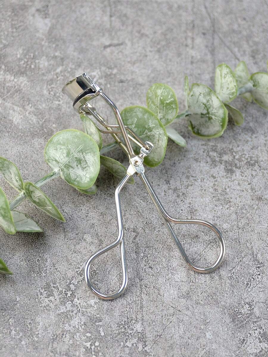 1pc Portable Eyelash Curler Clip, Eyelash Curling Tool - Silver - View 1