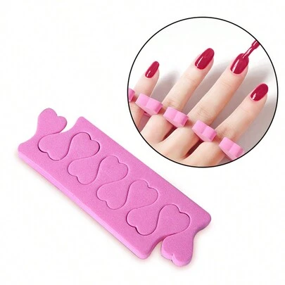修脚趾甲分隔器，指甲油趾甲分离器，修脚趾甲分离器，轻松修整手指和脚趾甲，柔软泡沫修脚套装，美甲用品，美甲工具，美甲艺术工具，返校季，美甲，美甲工具（用于贴片式美甲），修脚工具