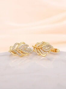 1 Pair Glamorous Cubic Zirconia Hoop Earrings For Women For Wedding Anniversary Engagement Party Jewelry Valentine's Day Gift Valentines,Mom,Mother,Mother's Day,Gift