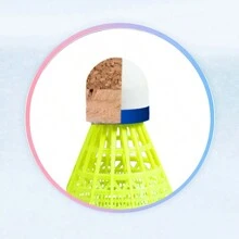 12/6入組耐用尼龍羽毛球,尼龍球