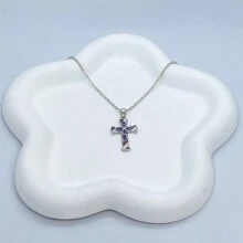 精美時尚的女性美國國旗項鍊,吊墜珠寶禮物