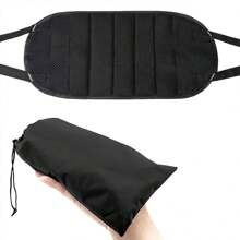 Adjustable Portable Foot Hammock, Suitable For Airplane Travel, Long-Distance Flight, Bus, Train, Office Travel, Leg Rest And Foot Sling Accessory - Black - View 6