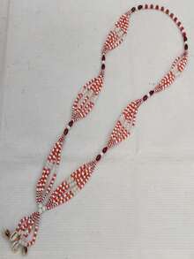 Collar De Shango De Mazo 68 cm De largo - Rojo - Ver 2