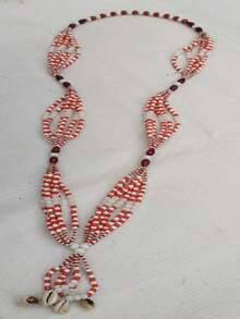 Collar De Shango De Mazo 68 cm De largo - Rojo - Ver 1