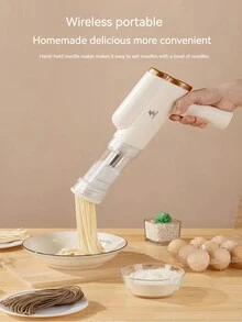 Household Electric Noodle Maker Machine, Automatic And Portable Handheld Dough Press Machine - White - View 10