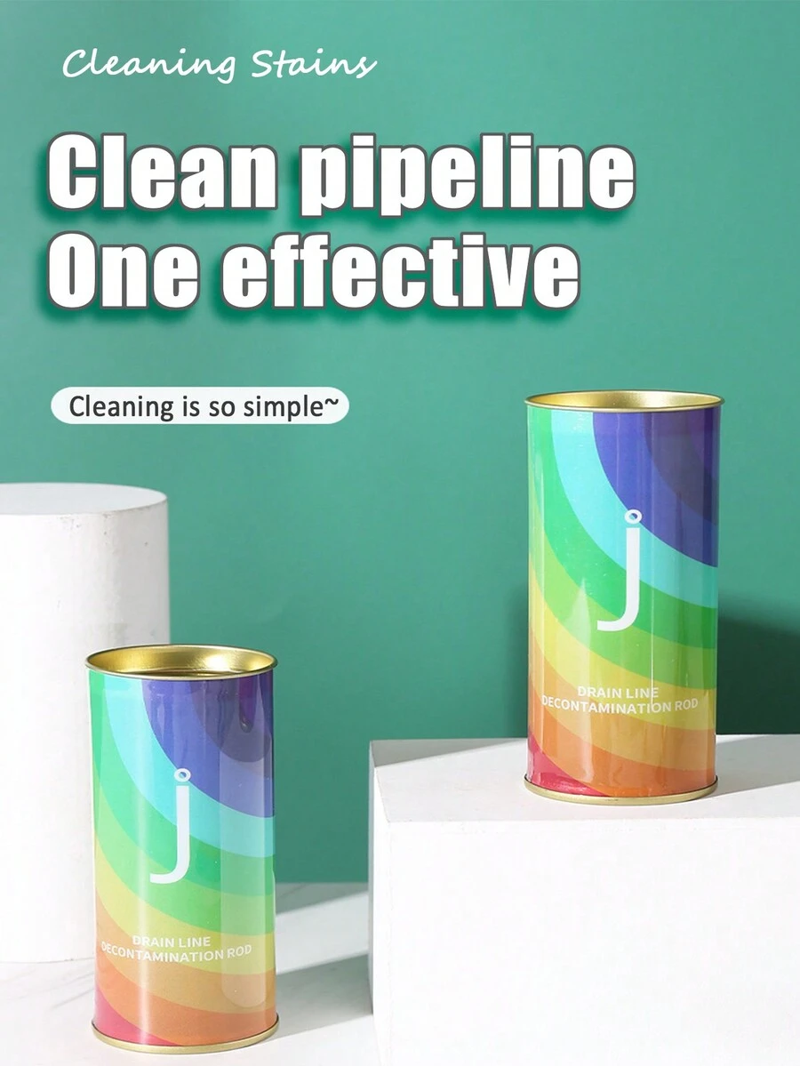 1支浴缸下水道清潔棒,除臭、清洗下水道和污漬