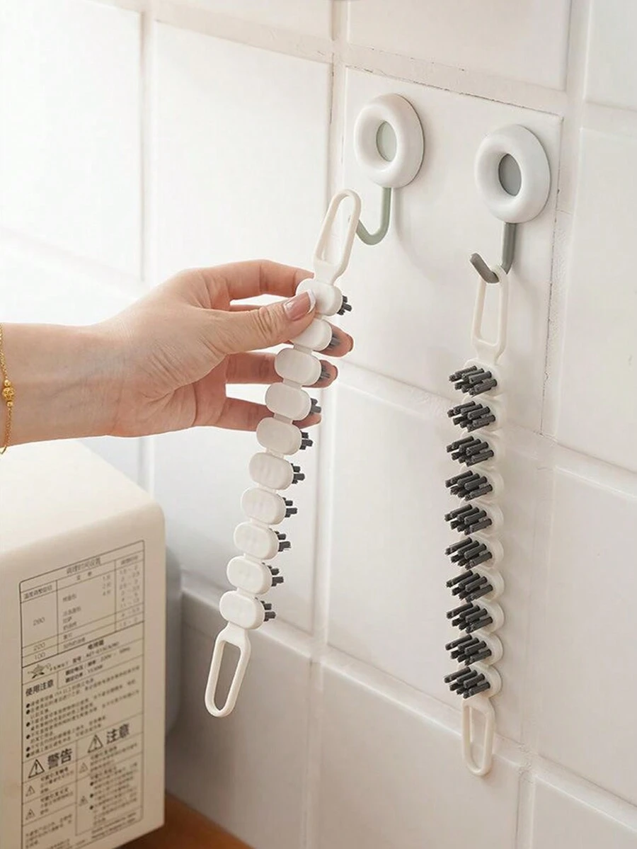 可彎曲的水龍頭、浴室、角落清潔刷