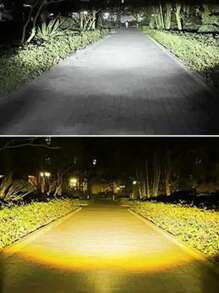 Faros Led ojo de angel luces delanteras doble color 80w para coche motocicleta Par - Azul - Ver 2