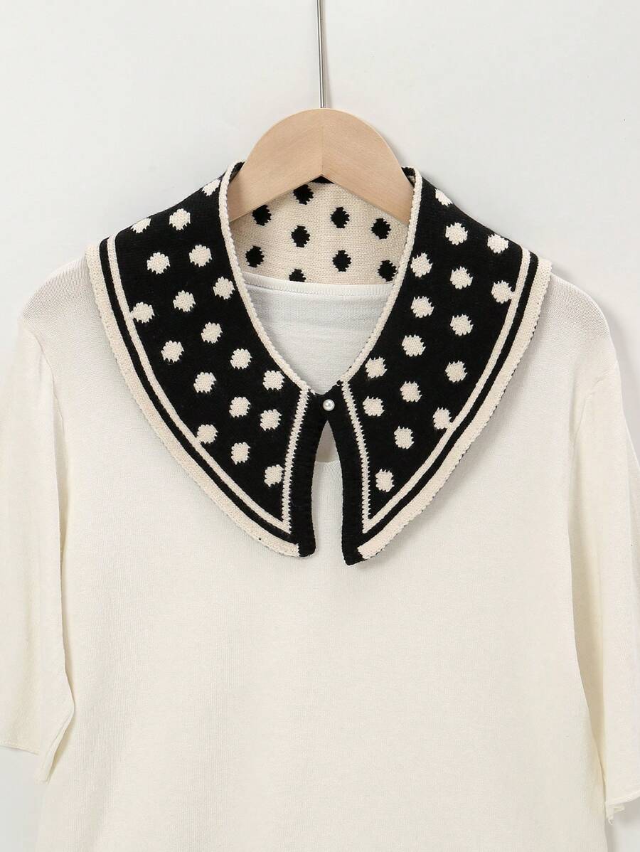 Women's Winter Neck Warmer Scarf, Knit Soft Wrap Shawl - Multicolor - View 1