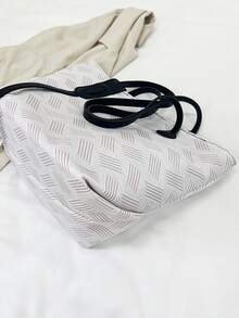 時尚新設計大容量托特包單肩包適合女士,合適的適用於日常使用,購物,約會,