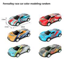 20pcs Iron Alloy Pull Back Racing Car Toy For Boys, Color & Style Random - Apricot - View 6