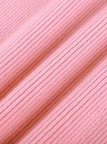 Annil 青少女毛衣，針織衫，中高領，冬季休閒時尚，純色，保暖，裙子，親子裝