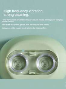 1pc Cute Macaron Colored Frog Shaped Contact Lens Case - Pink - View 9