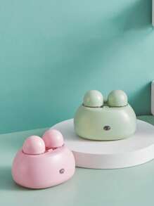 1pc Cute Macaron Colored Frog Shaped Contact Lens Case - Pink - View 5