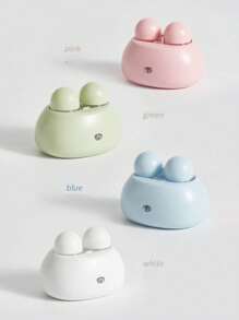 1pc Cute Macaron Colored Frog Shaped Contact Lens Case - Pink - View 8