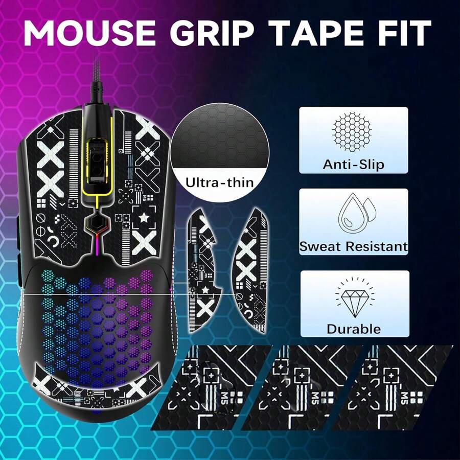 ZIYOU LANG M5 RGB Lightweight Wired Gaming Mouse With 12000 DPI 6