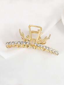 1 Miếng Nhiều màu Hợp kim Thiết kế hươu Kẹp tóc Với Đồ trang trí Rhinestone , Thích hợp Đối với Tiệc Giáng sinh , Chính thức Dịp , Và Nhảy Các bữa tiệc , Có thể A Qủa tặng - Nhiều màu - Xem 2