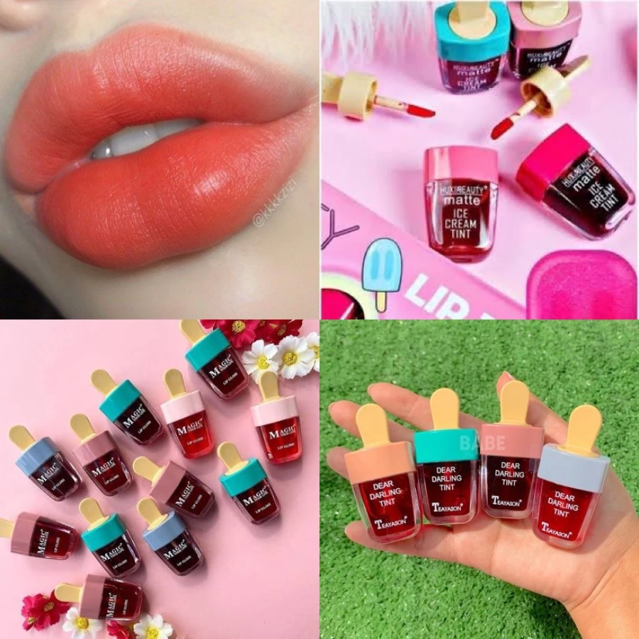 12 tinta labios , tinta paleta , paquete de tintas - Multicolor - Ver 1