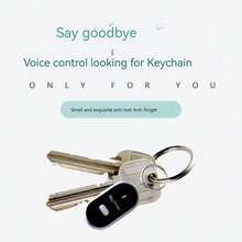 Smart Key Finder, Voice Control Locator, Anti-Lost Alarm, Whistle To Find Keys - White - View 11