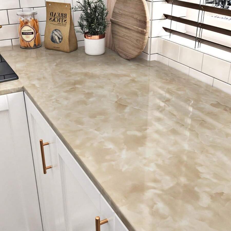 Marble Contact Paper Waterproof Counter Top Stick Paper Self Adhesive Removable Marble Wallpaper