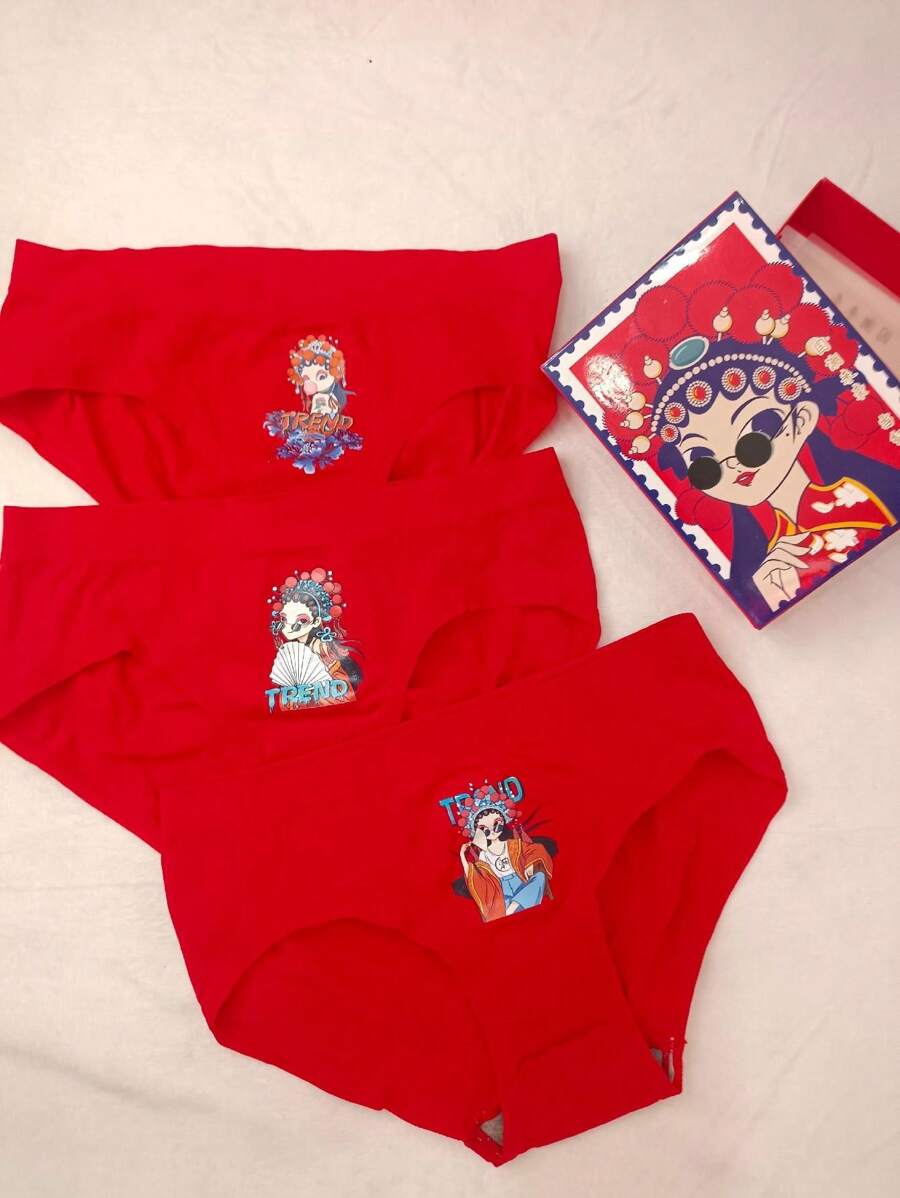 PANTALETA ROJO 3 PZ 14-16 AÑOS - Rojo - Ver 1