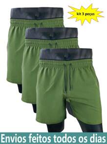 Men Shorts - xanh quân đội - Xem 1