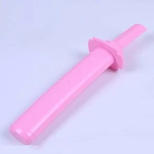 1pc 3d Printed Weapon - Carrot Shape Telescopic Gravity Shifting Samurai Sword - Black - View 6