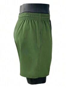 Men Shorts - xanh quân đội - Xem 6