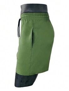 Men Shorts - xanh quân đội - Xem 7
