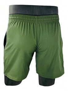 Men Shorts - xanh quân đội - Xem 4