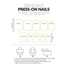 Upgrade Your Look With A 24Pcs/Set Short Square Shaped, Fashionable, Personalized, French Gradient, Metallic Pink Glitter Full Coverage Nail Art Set Perfect For Parties, Dances, And Daily Wear Press On Nails Nail Supplies Nails