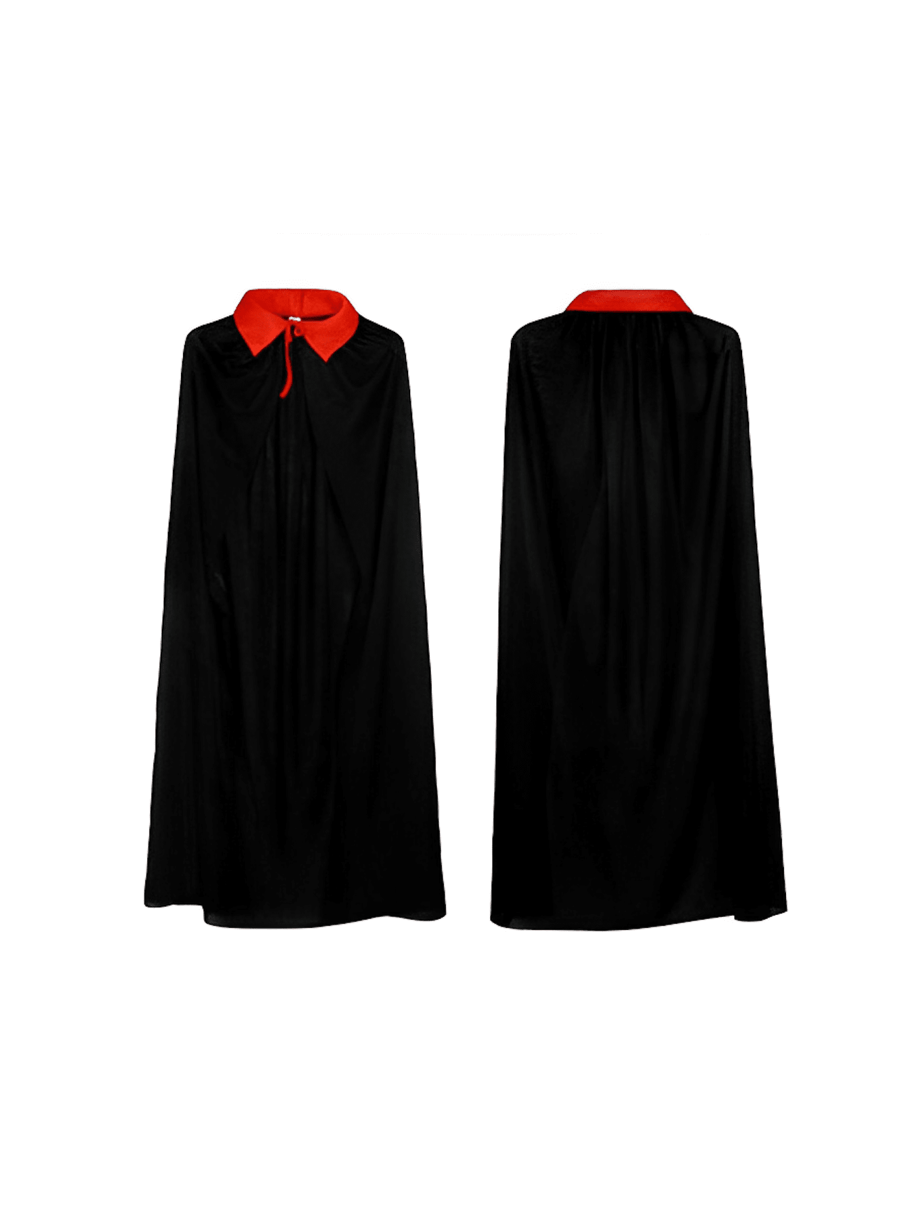 Halloween Double Layered Black And Red Cape | SHEIN USA