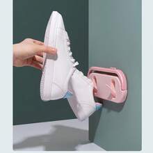 浴室拖鞋多功能架,無須打孔安裝的牆掛架,廚房排水整理架 (1個) - 淺粉色 - 查看 2