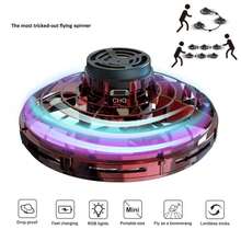 1 Pieza Juguete Volador De Suspensión De Inducción Ufo - Negro - Ver 5