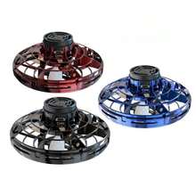 1 Pieza Juguete Volador De Suspensión De Inducción Ufo - Negro - Ver 2