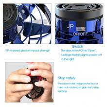 1 Pieza Juguete Volador De Suspensión De Inducción Ufo - Negro - Ver 7