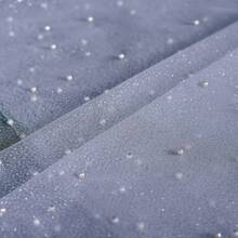 1件新娘閃爍詳細款式的婚紗頭紗,非常適合婚禮派對週年紀念 (無髮梳)