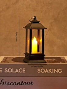 1入聖誕裝飾復古小馬燈led電子蠟燭燈家居裝飾禮品燈籠裝飾