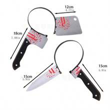 1個萬聖節頭箍塑料頭部道具,萬聖節髮飾