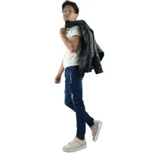 Jeans Skinny Stretch SKY LINE - Azul - Ver 2