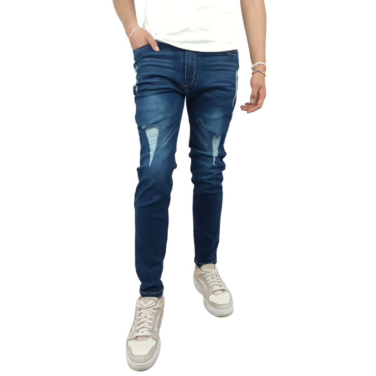 Jeans Skinny Stretch SKY LINE - Azul - Ver 1