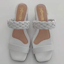 Women Heeled Sandals - 白色 - 查看 2