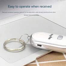 Smart Key Finder, Voice Control Locator, Anti-Lost Alarm, Whistle To Find Keys - White - View 8