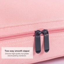 LLANO Llano Large Capacity Waterproof Home Portable Document Bag Multifunctional Office Travel Passport Card File Folder Handbag,Room,Home,Bedroom,Bathroom,House,Pink Room,Living Room Decor,Travel Stuff,Gift Bag,Gifts For Mom,Dad,Men,Friends,Teacher,Birthday,Wedding,Desk,Shelves,Accessories,Gift Boxes,Funny Gift,Storage - Blue - View 6