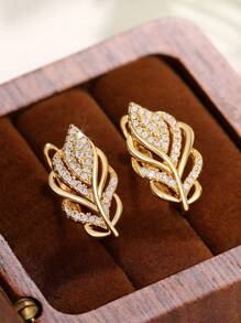 1 Pair Glamorous Cubic Zirconia Hoop Earrings For Women For Wedding Anniversary Engagement Party Jewelry Valentine's Day Gift Valentines,Mom,Mother,Mother's Day,Gift