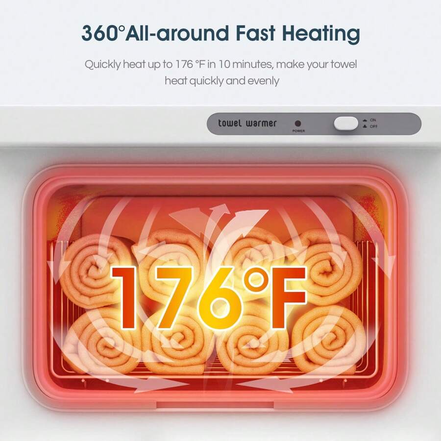 Towel Warmer 8L Hot Bath Towel Warmer Heating Use for Facial