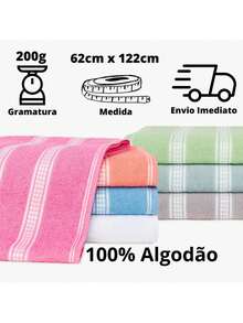 Kit 5 Maya Bath Towels - 彩色 - 查看 4