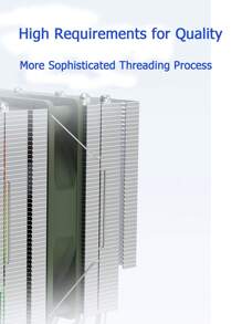 Golden Field XY-NP6-DB120 RGB Mute CPU Cooler Dual Tower 6 Heat Pipe CPU Cooler Colorful AGHP 800-1800RPM Anti-Gravity - Black - View 4