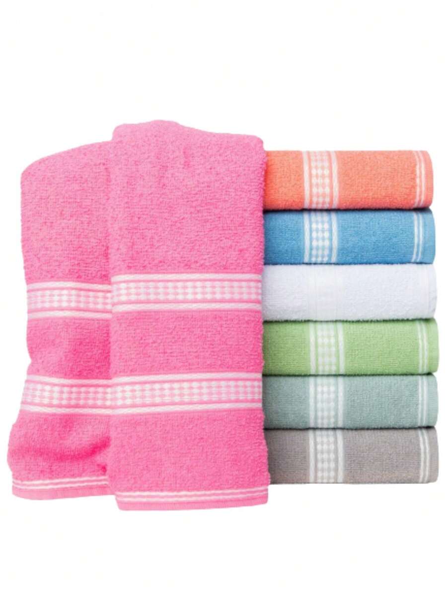 Kit 5 Maya Bath Towels - 彩色 - 查看 1